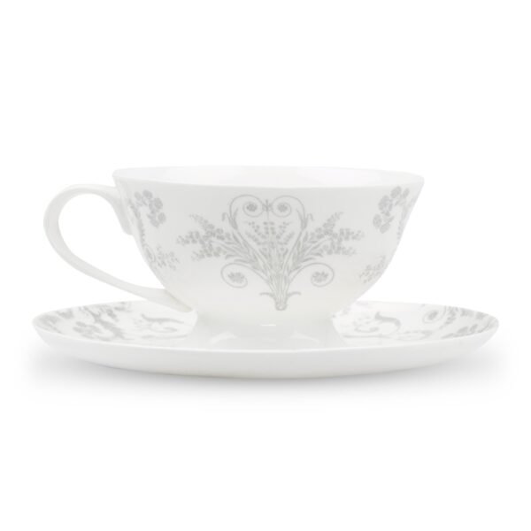 Josette Steel Cup and Saucer