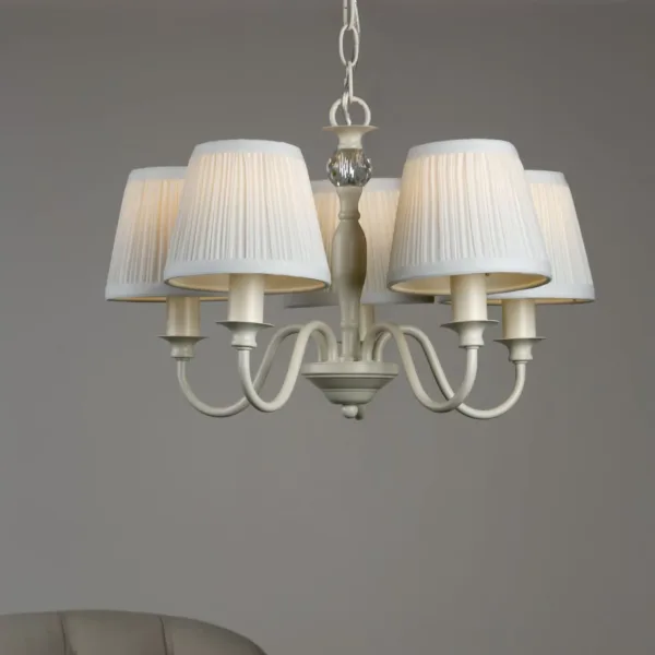 Laura Ashley Ellis Spindle 5 Light Chandelier