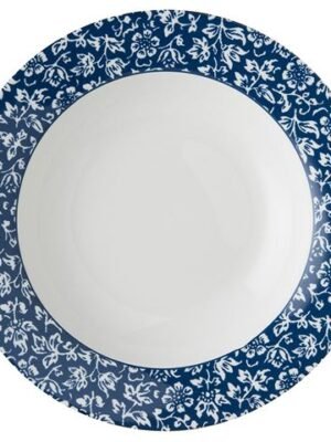 Blue China Collection Sweet Allysum Deep Plate 22cm