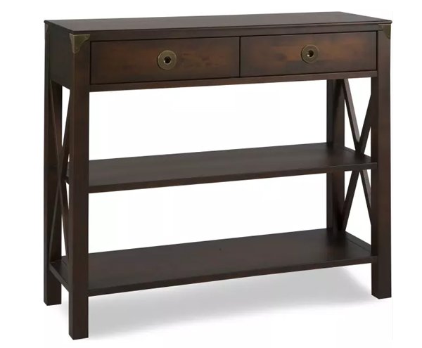Balmoral 2 Drawer Console Table Chestnut