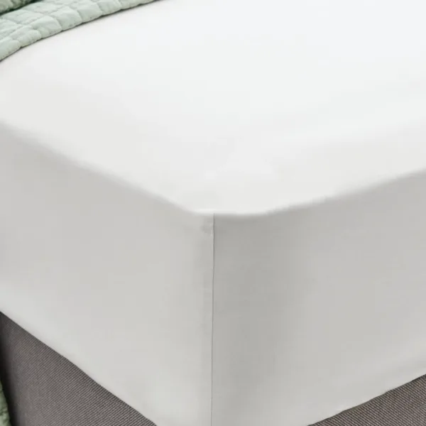 Fitted Sheet White 150x200x32cm