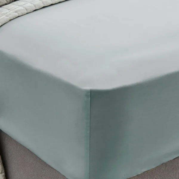 Fitted Sheet Duck Egg 180x200x32cm
