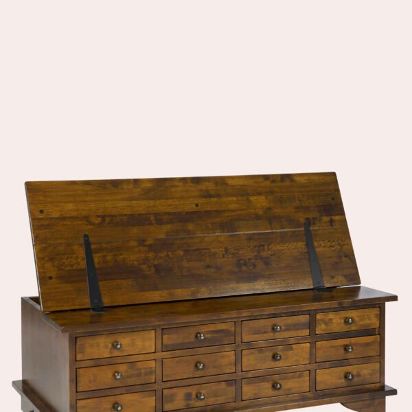 Garrat 12 drawer coffe table Chestnut