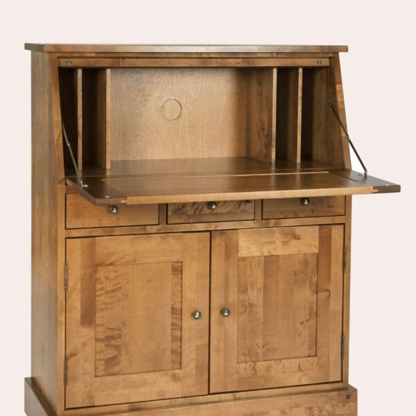 Garrat 2 Door 3 Drawer Bureau Honey