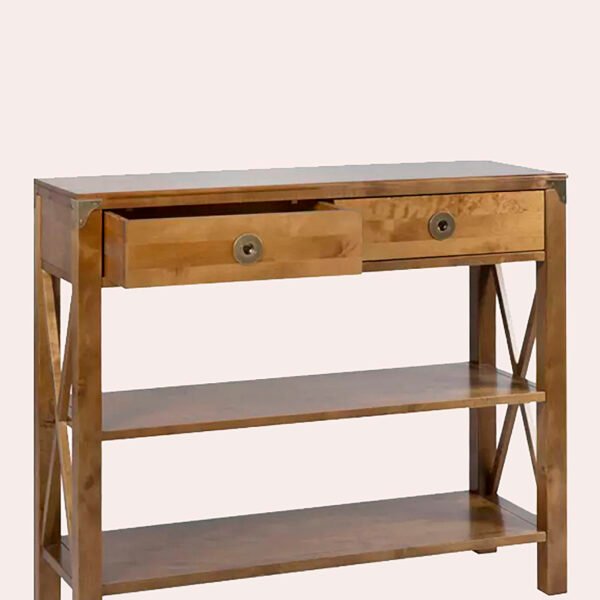 Balmoral 2 Drawer Console Table Honey