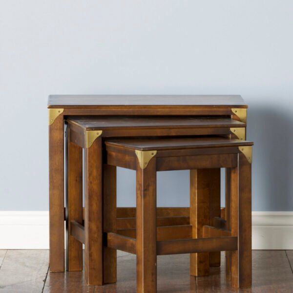 Balmoral Nest of 3 Tables Chestnut