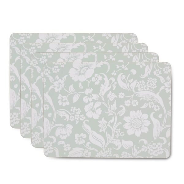 Lyla Set Of 4 Rectangular Placemats Duck Egg