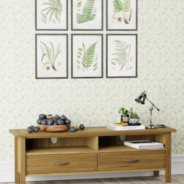 Milton Oak Media Tv Unit