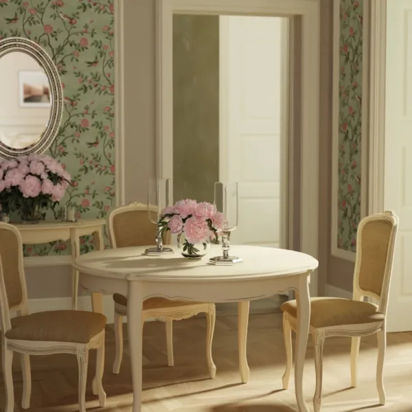 Provencale Ivory Round Dining Table