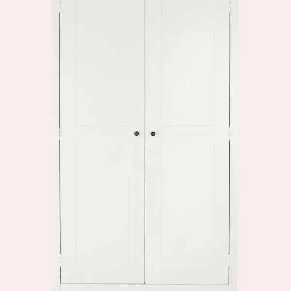 Rosalind Cotton White 2 Door Wardrobe