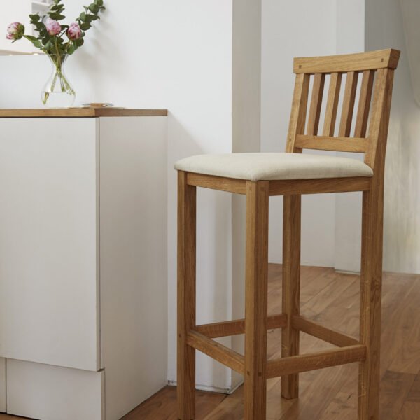 Milton Oak Barstool