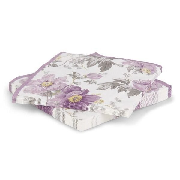 Set 20pcs Peony Garden Paper Napkins