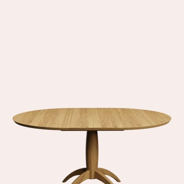 Brecon Oak Extending Round Dining Table