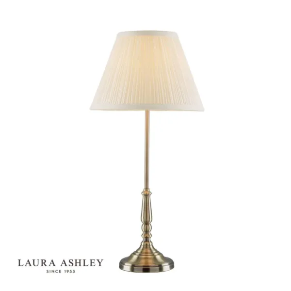Elliot Table Lamp Antique Brass With Shade