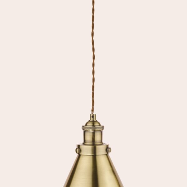 Rufus Pendant Antique Brass
