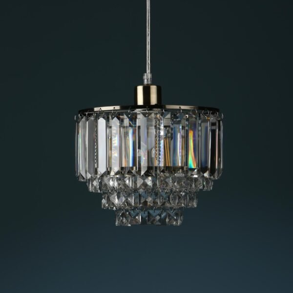 Vienna Easy Fit Pendant Crystal & Antique Brass