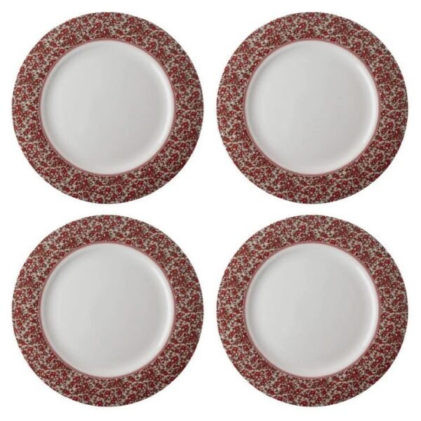 Stockbridge Set Of 4 Plates  26cm