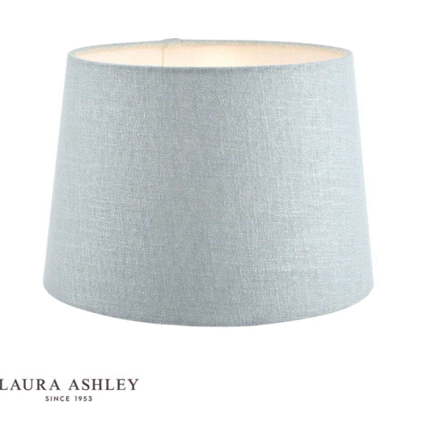 Laura Ashley Bacall Linen Empire Drum Shade Duck Egg Blue 25cm/10 inch