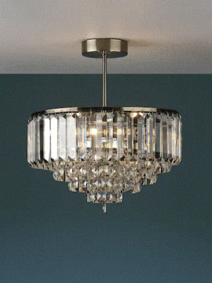 Laura Ashley Vienna Ceiling Light Brass