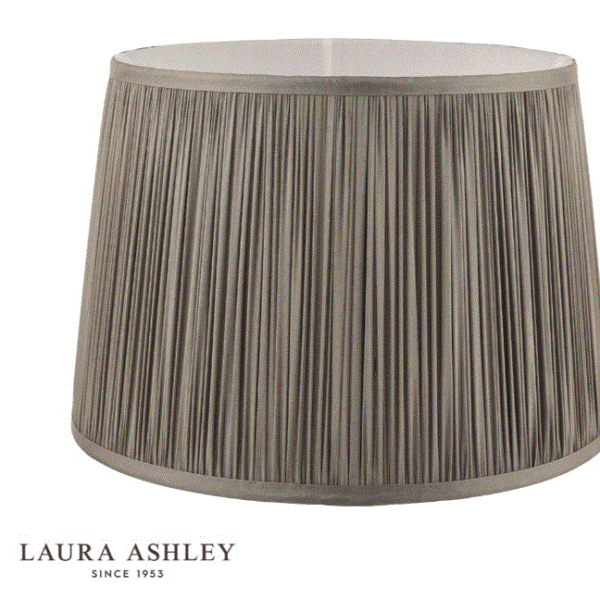 Laura Ashley Hemsley Silk Shade Grey 40.5cm/16 inch