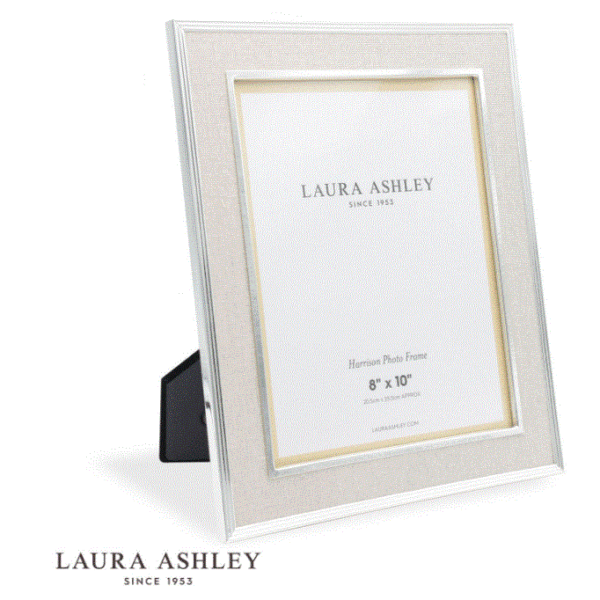Laura Ashley Harrison Photo Frame Linen 8x10 Inch