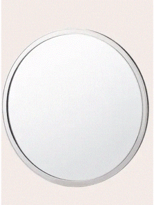 Laura Ashley Harrington Polished Nickel Mirror