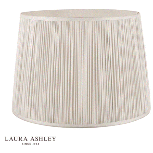 Laura Ashley Hemsley Silk Shade Silver 40.5cm/16 inch