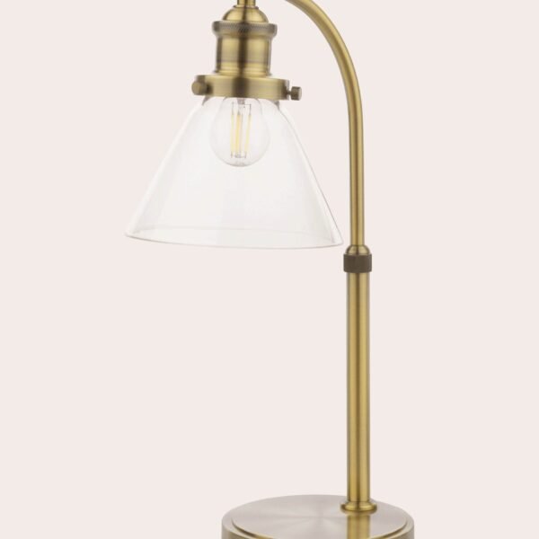 Isaac Task Lamp Antique Brass