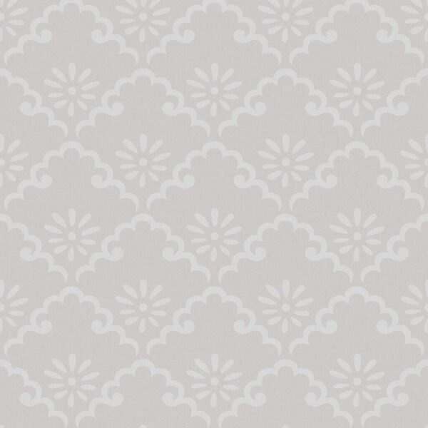 WALLPAPER CORAL COLOR CANDIED GRAY, MATTE FINISH