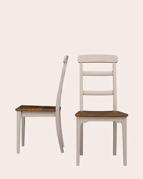 Soft Truffle Dark Chestnut Hapton Pair Of Dining Chairs