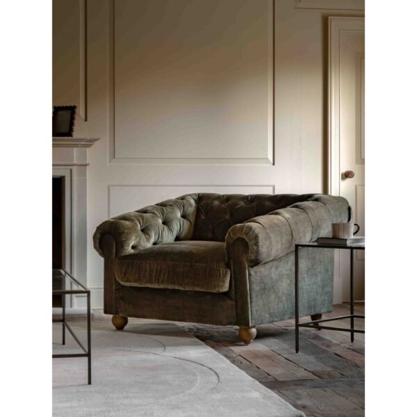 Harrington Celine Olive Armchair 1225x1070x790 mm