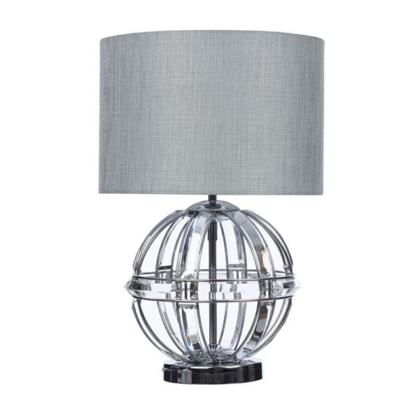 Aidan chrome table lamp