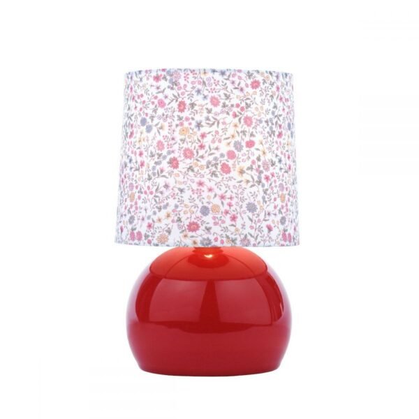 Knowlton pink table lamp with shade