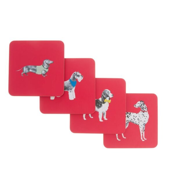 4 Dogs on Prade coasters