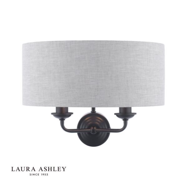 Sorrento wall lamp black and natural