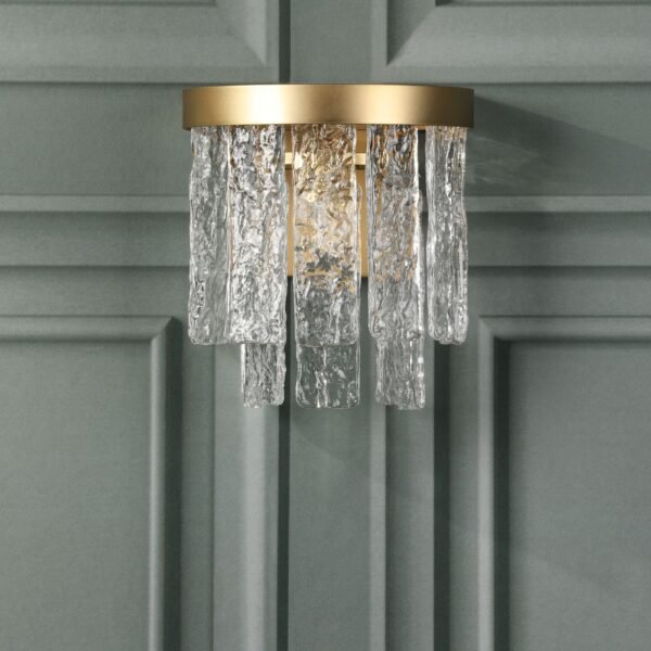Durnsford Laura Ashley antique matte brass wall light