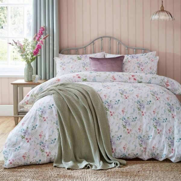 Aulden Flowers Lavender Bedding Set