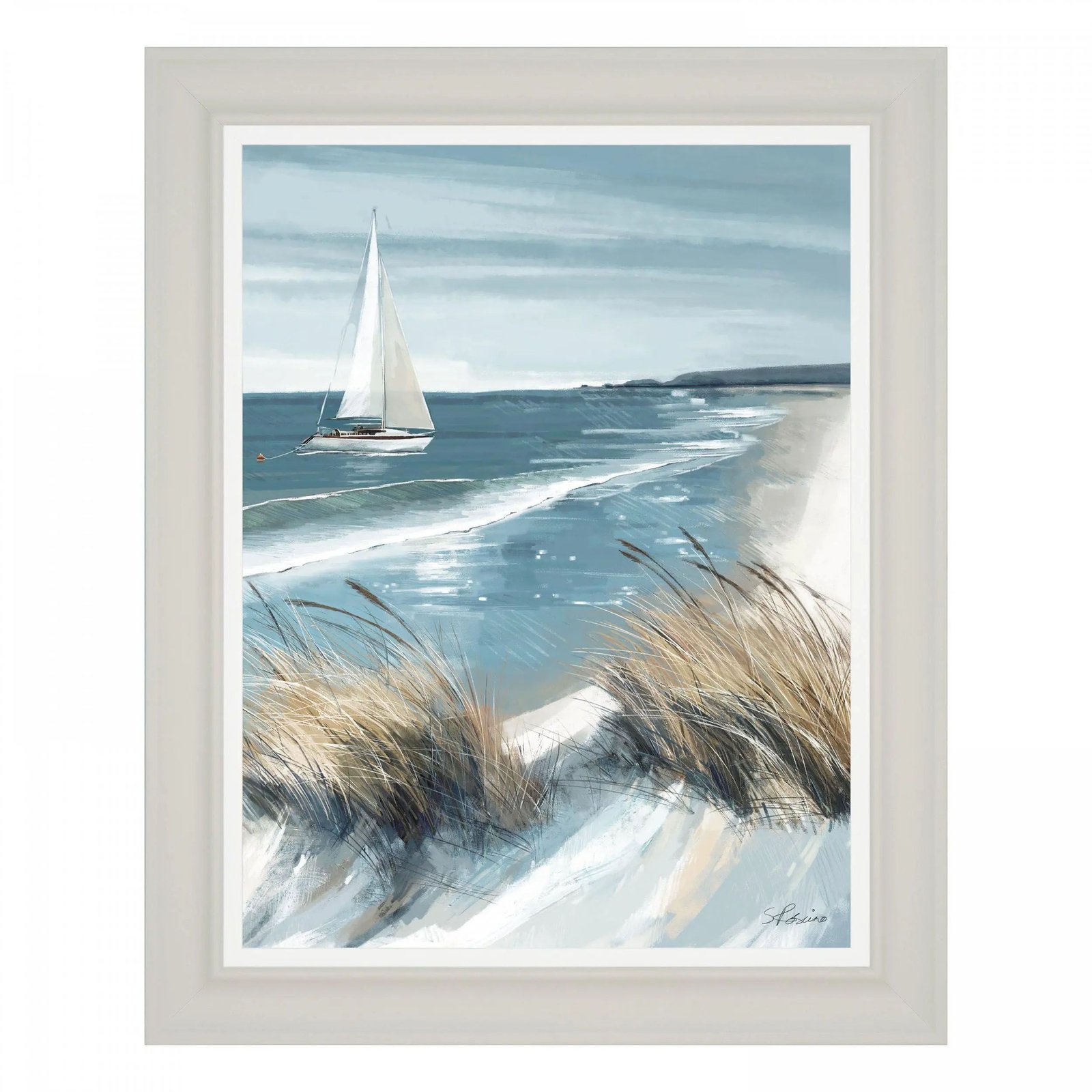 cuadro-white-sails-lienzo-enmarcado-azul-62x77-cm