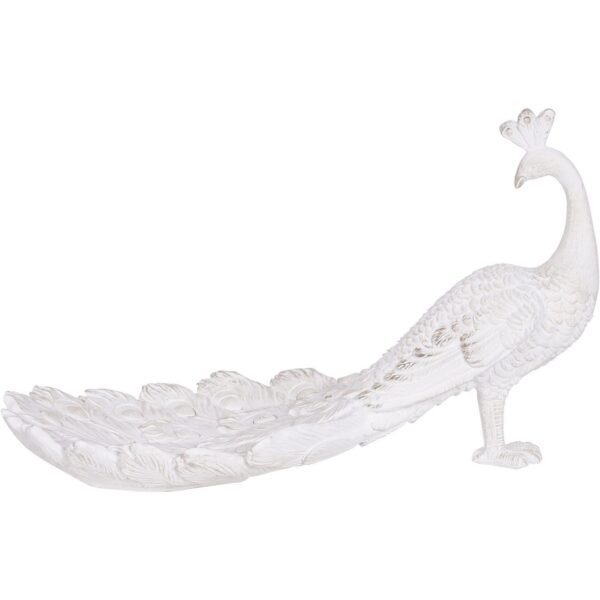 Peacock Sculpture with Tray