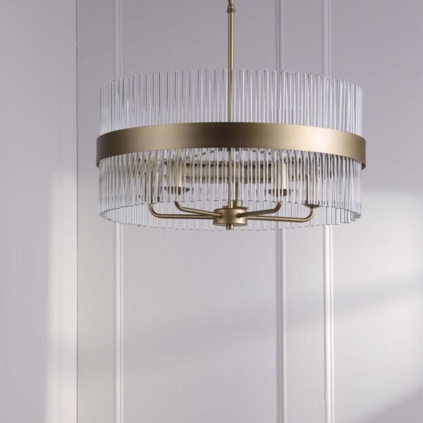 Alexa Antique Matte Brass Ceiling Lamp 56 cm x 49 cm