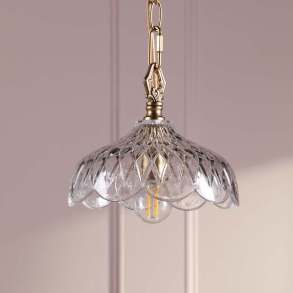 Eversden Antique Brass Ceiling Lamp 20 cm x 10 cm