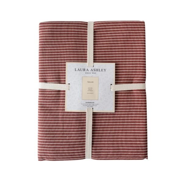 Daniela Red Striped Tablecloth