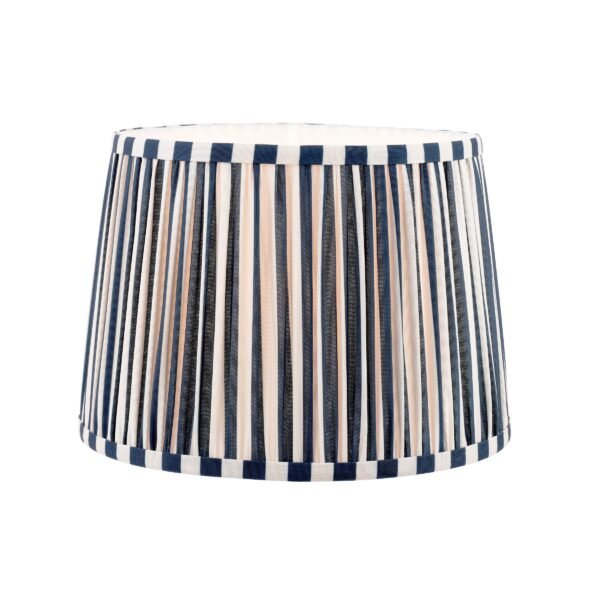 Blue pleated screen DENWICK 12 Laura Ashley