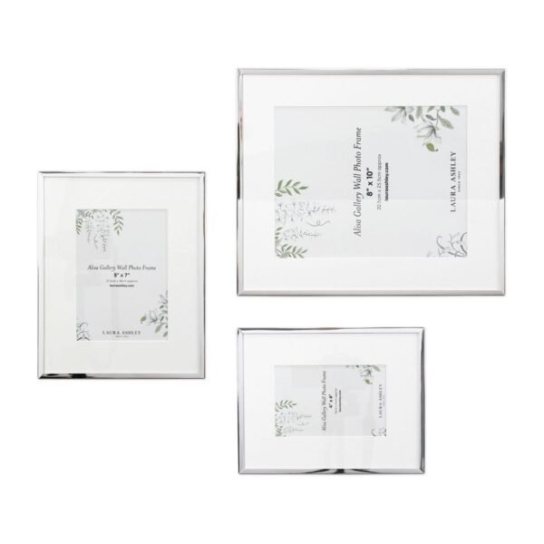 Set of 3 Alisa Gallery Wall Silver Photo Frames