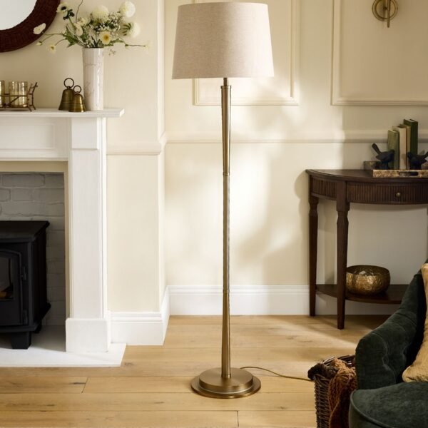 SULLIVAN FLOOR LAMP MATT CHAMPAGNE